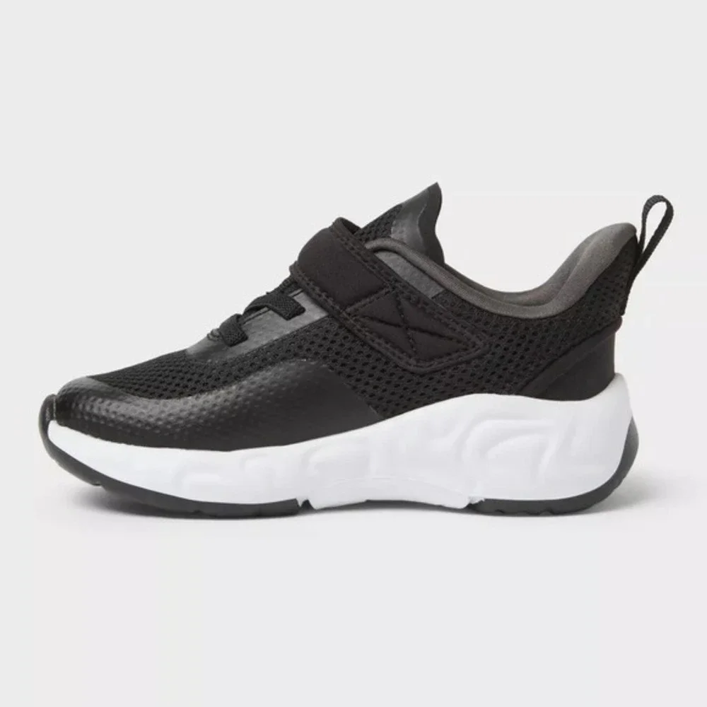 Baby Sneakers by All In Motion Peyton Black‎ Size 6 New With Tags